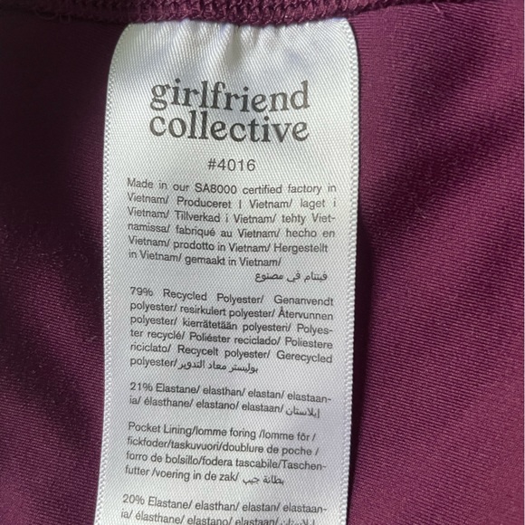 girlfriend collective - Plum Compressive Pocket Legging - Picture 5 of 5